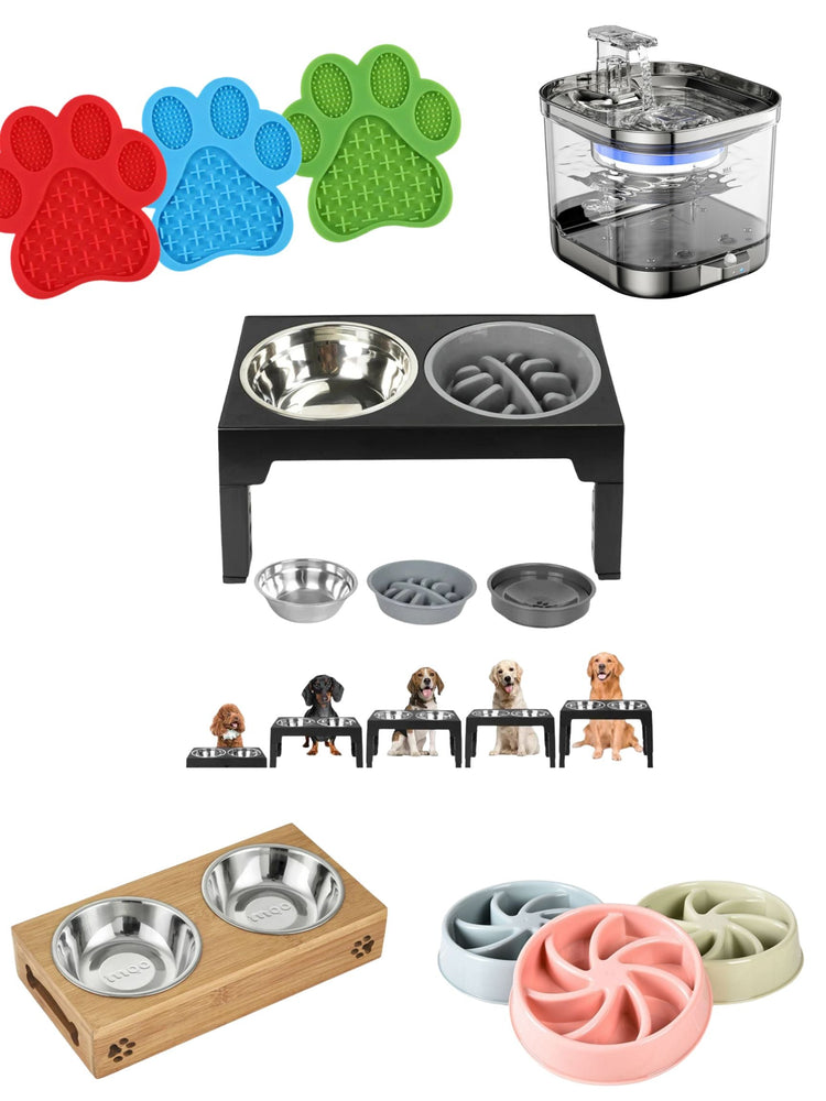 Bols - Gamelles - Tapis de léchage Fontaines à eau Chiens
