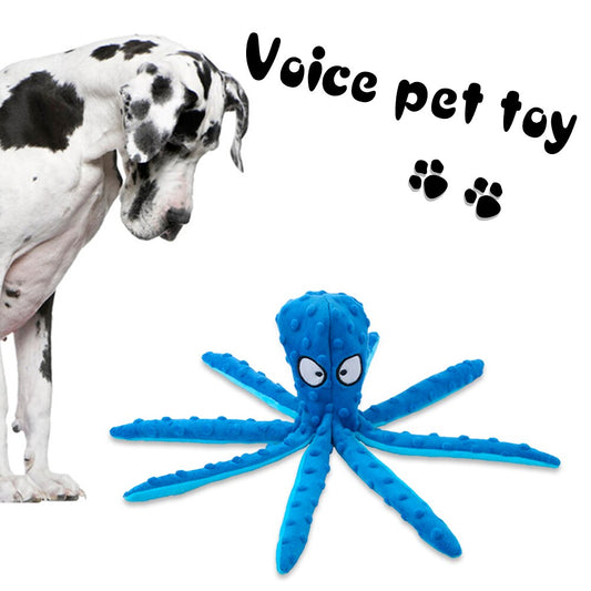 Peluches Pieuvres Amusantes et Sonores pour Chiens -32cm