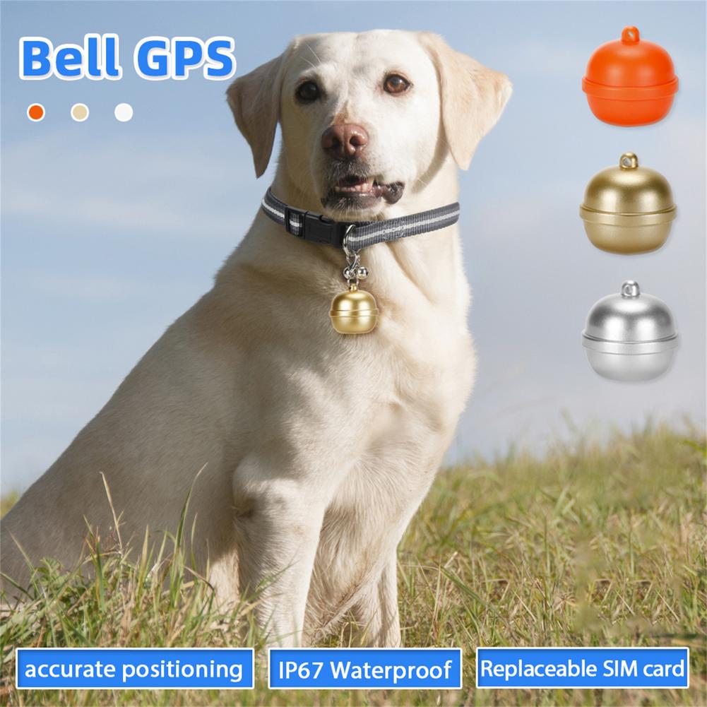Smart Pet Positioning Bell GPS Locator Waterproof Electronic Collar Anti-lost Device Pet Supplies For Dog Cats Multiple Language