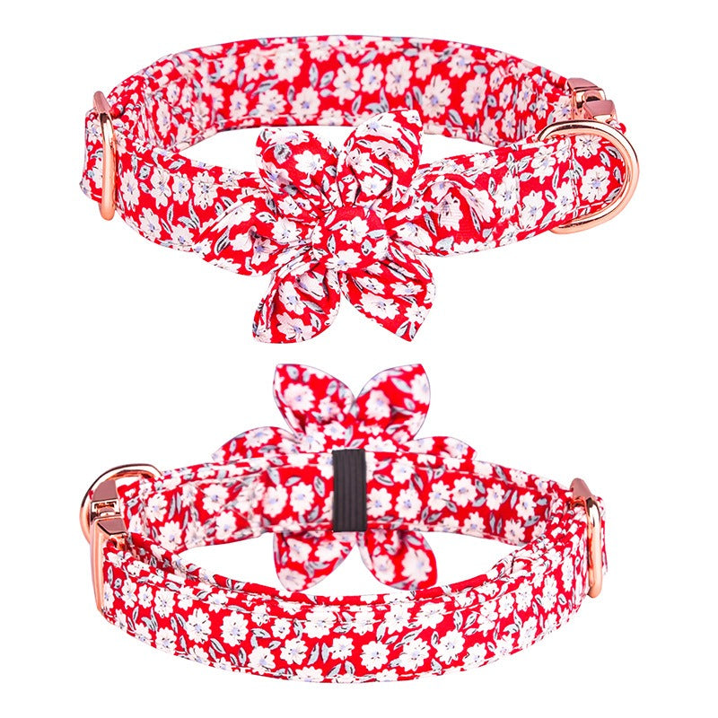 Colliers Fleurit avec Boucle en Fleur - 4 Choix de couleurs