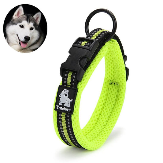 TrueLove - Collier Nylon réfléchissant - Chien - Vert