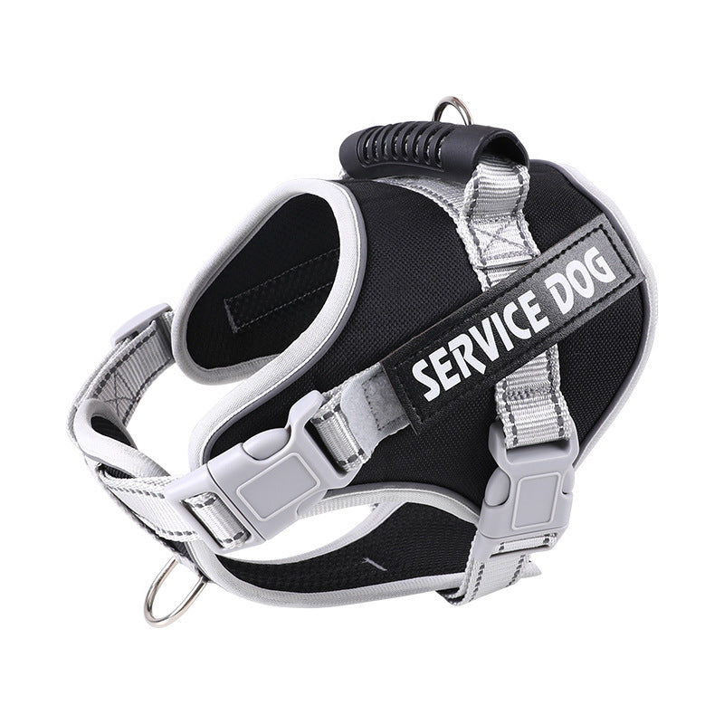 New Dog Chest Strap Large Dog Vest Style Walking Explosion-Proof Reflective Pet Chest Strap