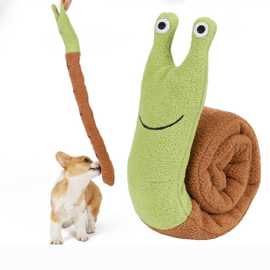 Escargot de Fouille Interactif - Jouet Stimulant pour Chiens et Chats 72cm