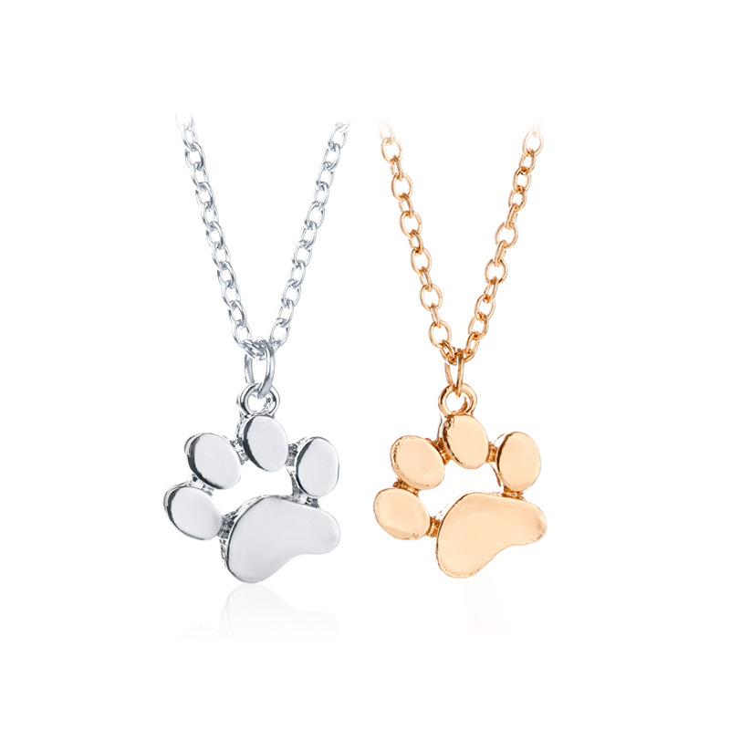 Joli Collier Patte de Chien et Chat