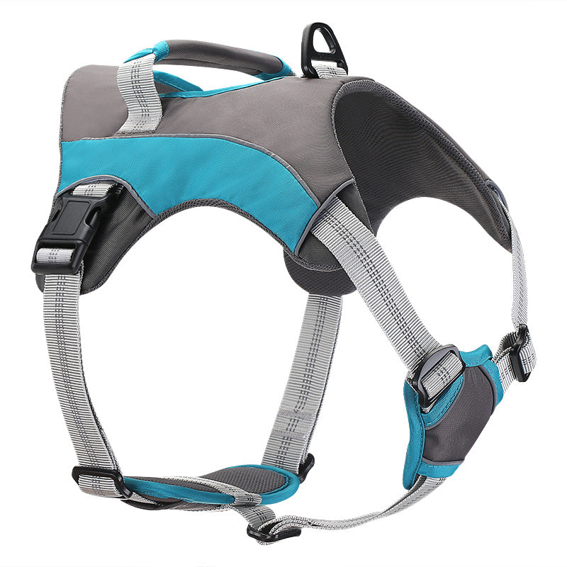 Pet Supplies Reflective Chest Strap Medium And Large Dogs Explosion-Proof Rush Dog Harness