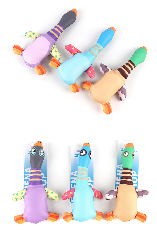 Peluche adorable Canard Mandarin pour chiens - tissu Oxford - résistant aux morsures