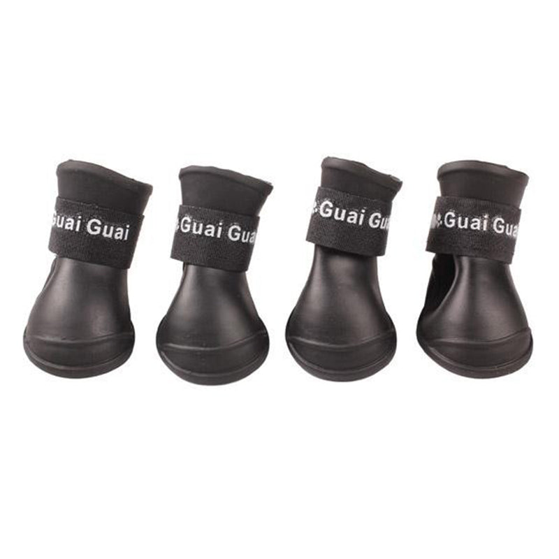 2 pair Pet Shoes Waterproof Rain Shoes