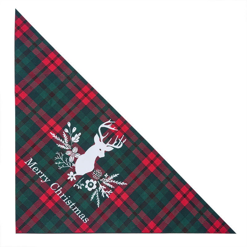 Foulards triangulaires de qualité Halloween et Noel - Pour chiens et chats - 26 modèles