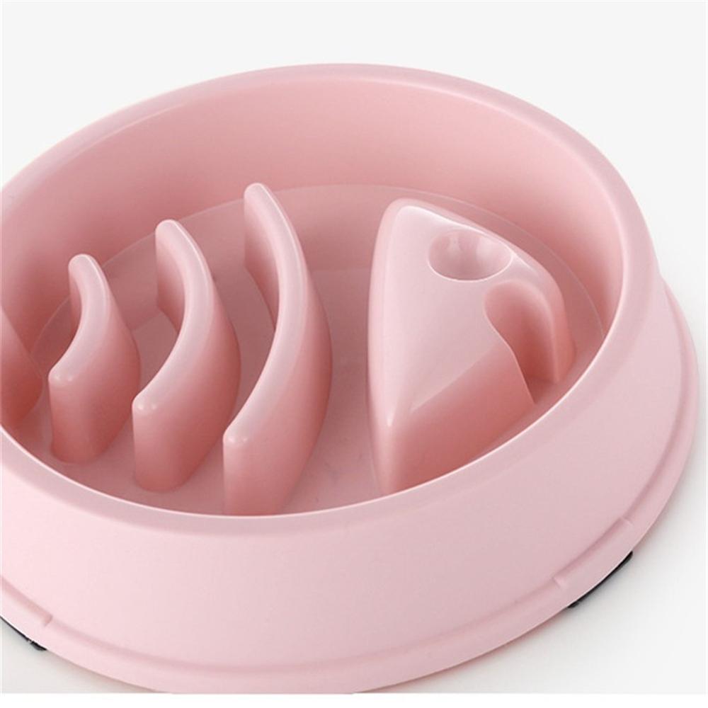 Dog Bowls Slow Feeder Fun Slow-Feeding Interactive Bloat Stop Dog Bowl for Food Medium Capacity Healthy Eating Fish Bone Shape