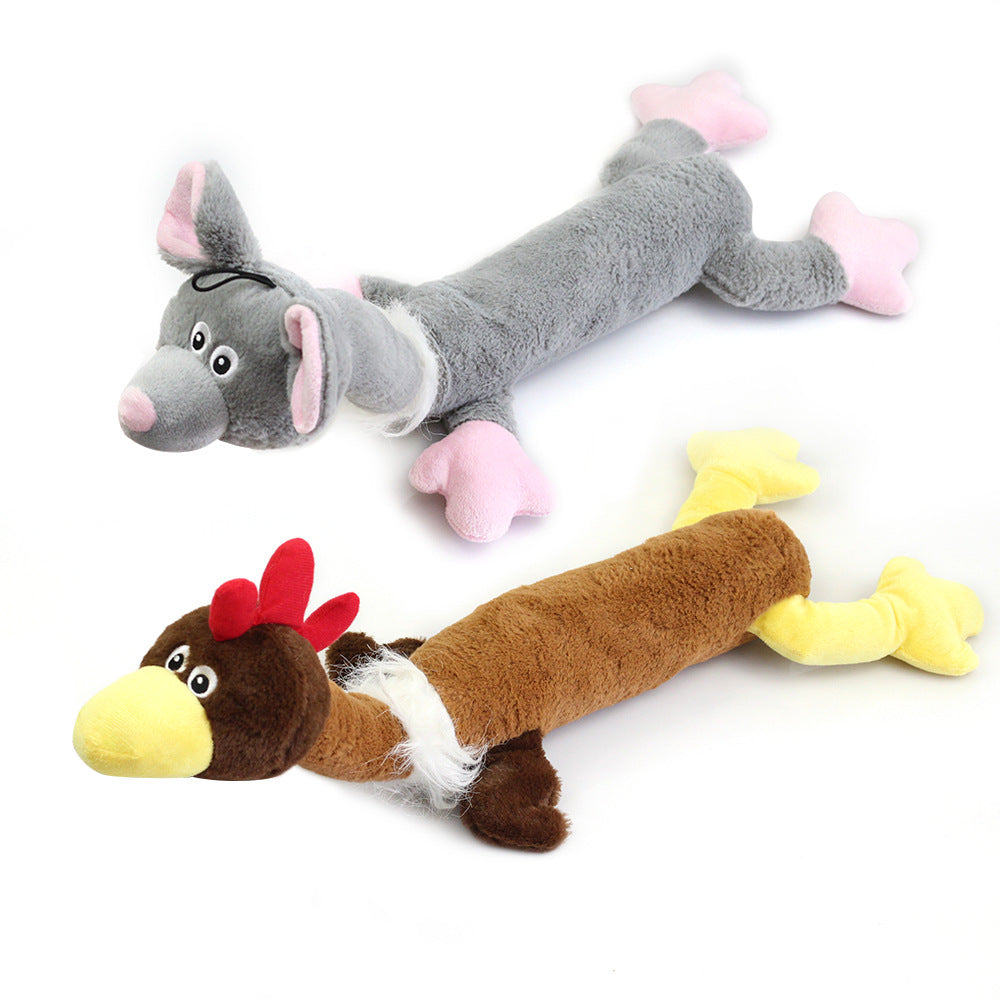 Peluche Adorable Dinde Brune - Pour chiens - 62cm