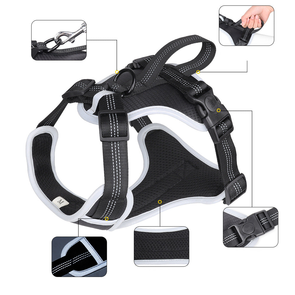 Oxford Cloth Dog Chest Strap Anti-Running Big Dog Chest Strap Vest