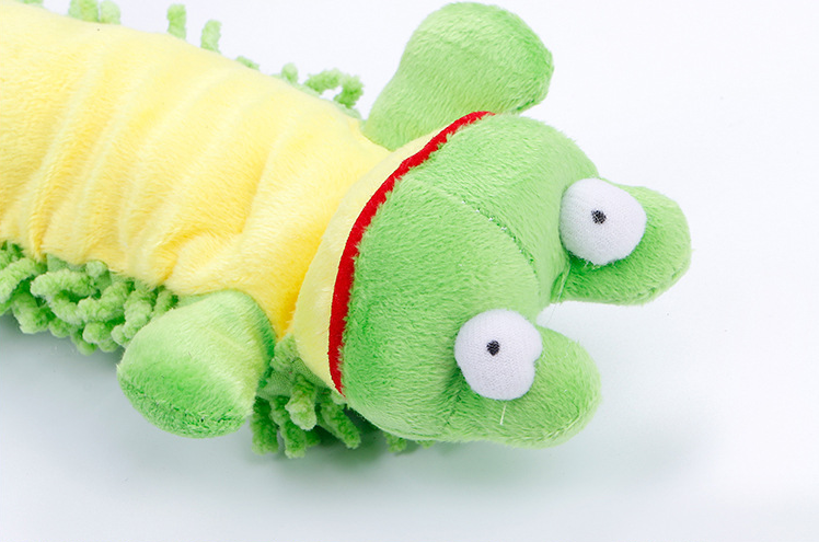 Jouet Interactif en Peluche pour Chien - Hippopotame et Grenouille Sonores