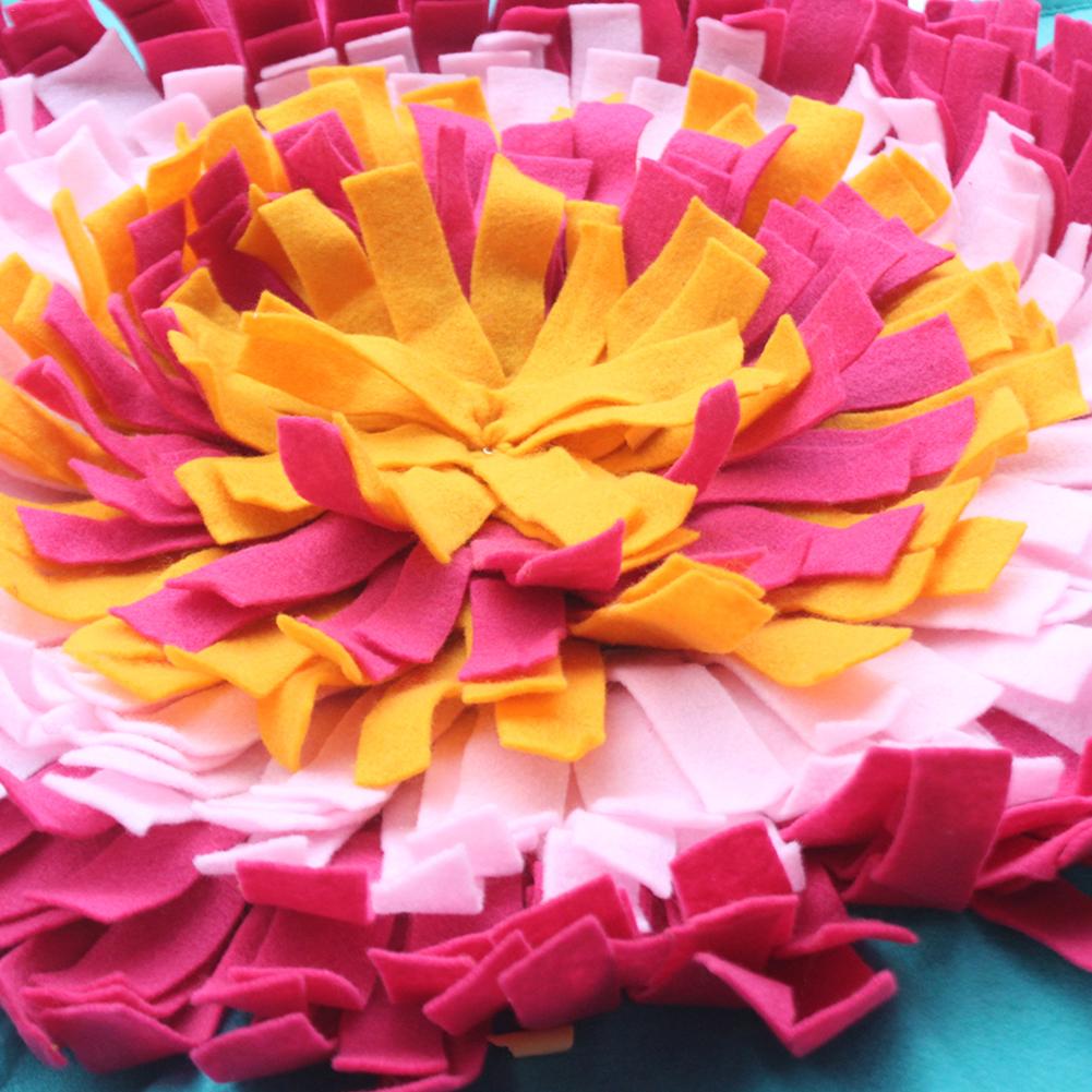Dog Pet Snuffle Mat Washable Dog Training Blanket Dogs Smelling Mat IQ Training Pressure Releasing Nose Work Toy