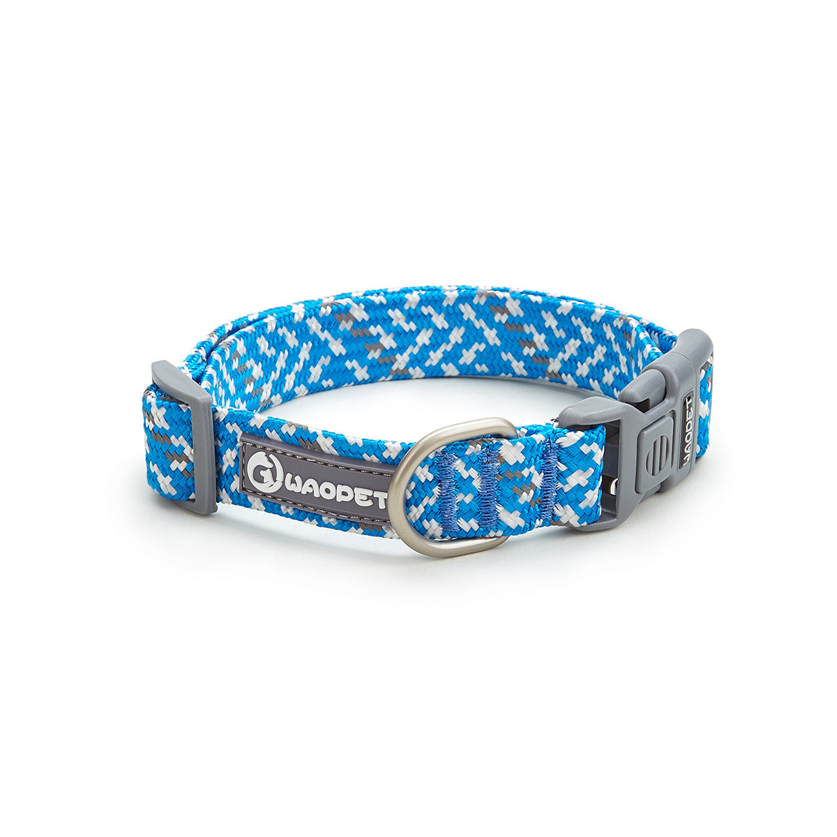 WAOPET - Collier réfléchissant en Nylon avec Motifs - 6 Couleurs Disponibles