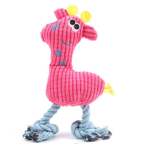 Peluche Girafe, en grains de maïs, résistants aux morsures