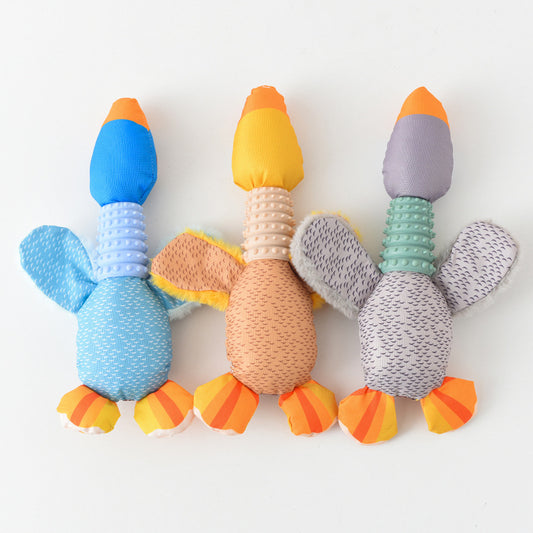 Peluches Mignons Coin Coin - tissus OXFORD imperméable - Jouet pour les dents - 30cm