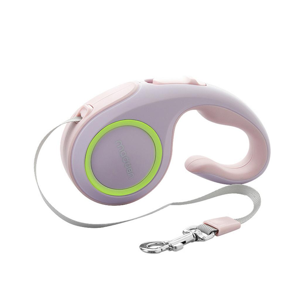 Laisse Kimpets fluorescent rétractable, automatique et de qualité supérieur pour chien et chiot 3M