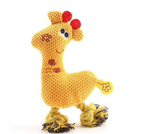Peluche Girafe, en grains de maïs, résistants aux morsures