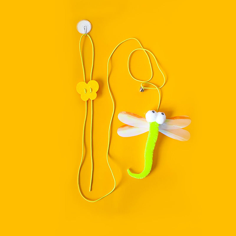 New Funny Cat Stick Toy Hanging Door Pet Hanging Catnip Toy Adjustable Self-Hey Funny Cat Toy