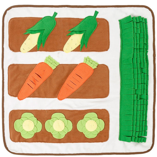 Tapis de Fouille Jardin Amusant - 73cm x 73cm, Niveau 2