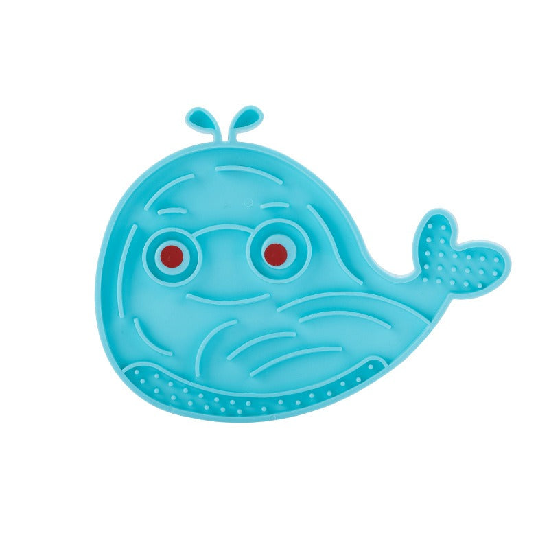 Tapis de léchage interactif Dauphin et Poisson pour Chats et Chiens