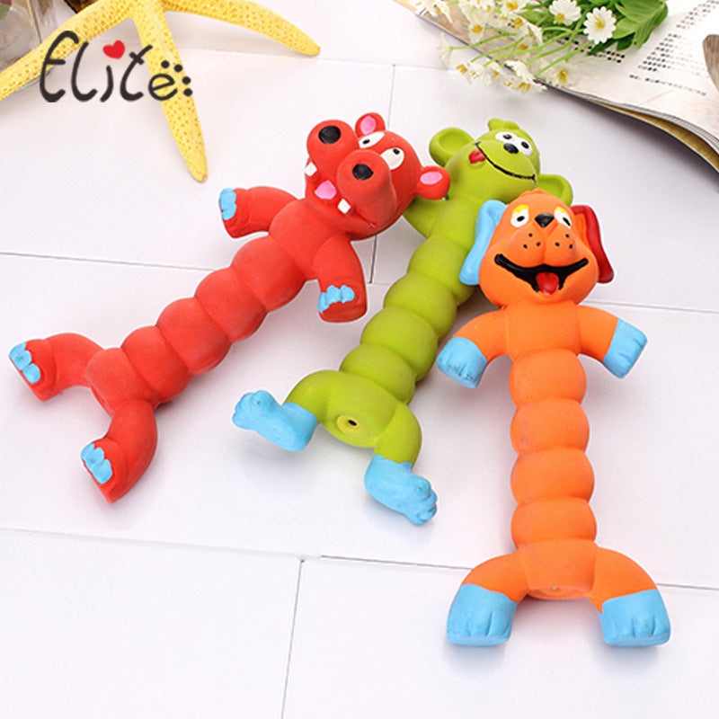 Dog Toys Dog Voice Latex Toys Cartoon Shaped Molar Stick Pet Supplies
