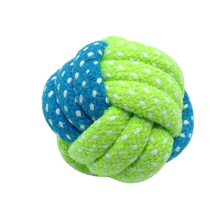 Cotton Dog Rope Toy Knot Puppy Chew Teething Toys Teeth Cleaning Pet Palying Ball