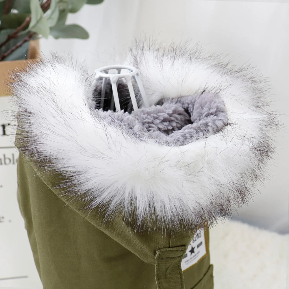 Winter Dog Clothes for Small Dogs Warm Dog Coat Jacket French Bulldog Clothes Hooded Coat Pet Puppy Cloting Fleece Padded Outfit