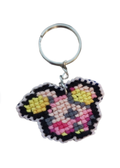 Porte-clés en points de croix Pokémon Chuchmur