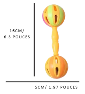 Grand Hochet en plastique robuste