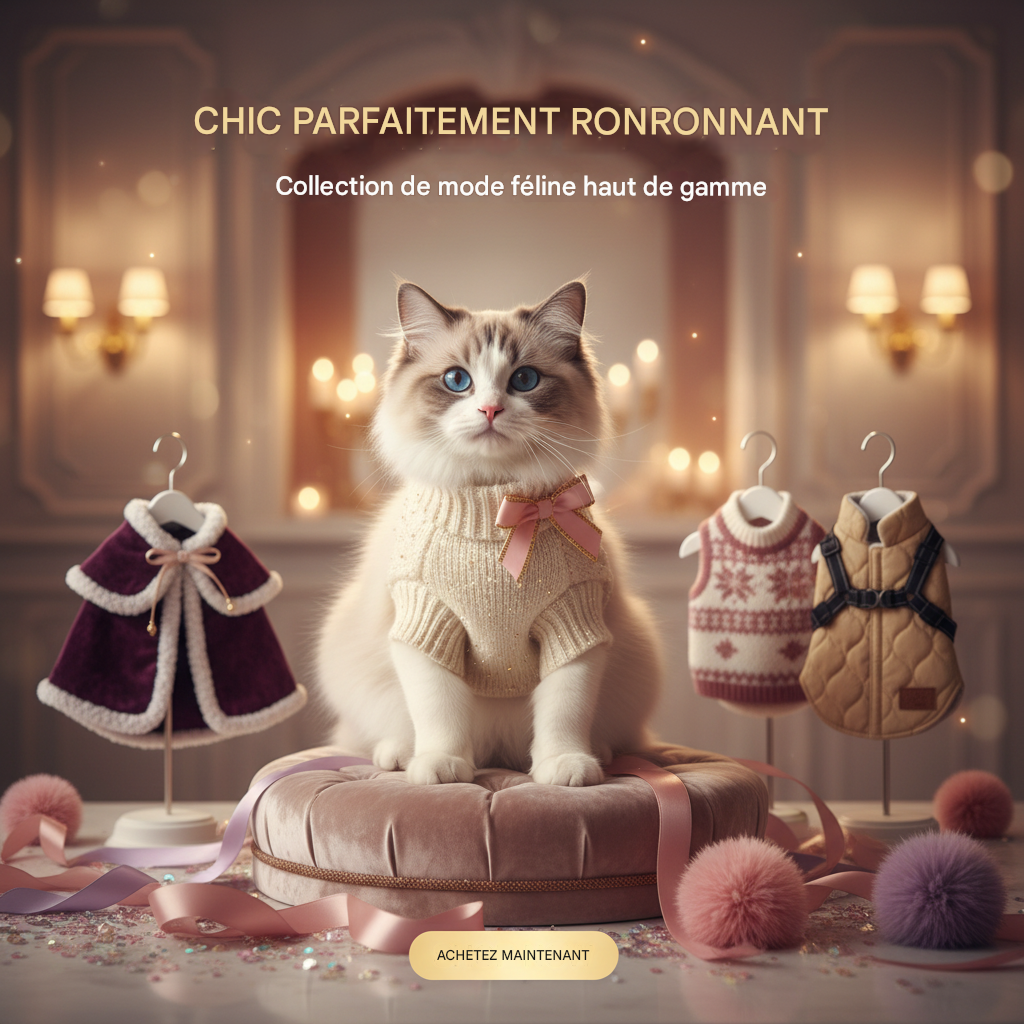 🎀Vêtements Chats Tout