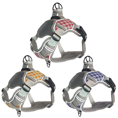 Pet Dog Traction Rope Large Medium And Small Dog Chest Harness Night Reflective Comfortable Breathable Harness