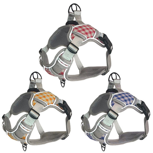 Pet Dog Traction Rope Large Medium And Small Dog Chest Harness Night Reflective Comfortable Breathable Harness