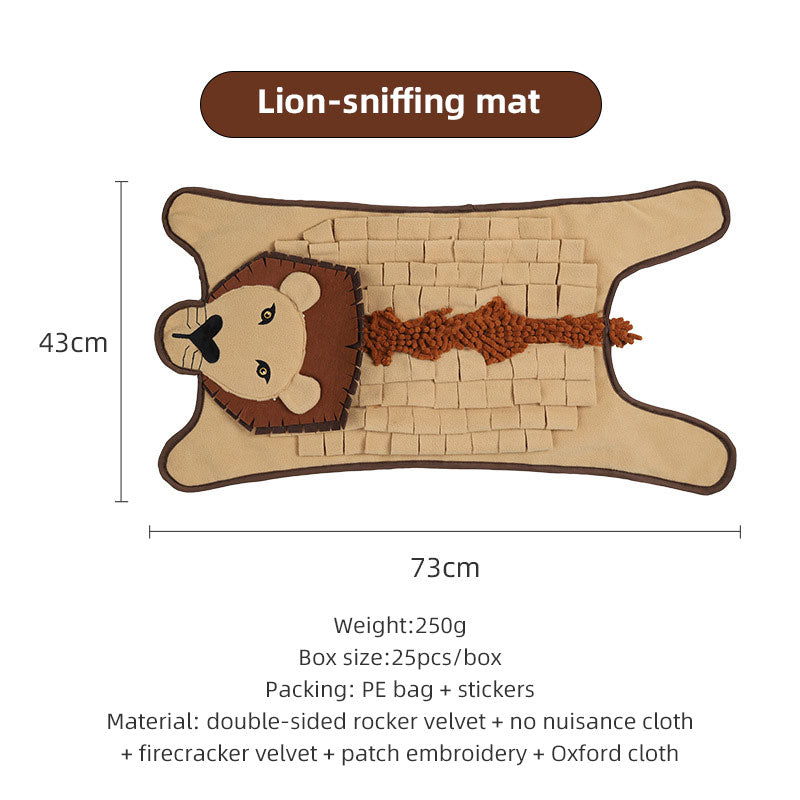 Tapis De Fouille pour la recherche de nourriture Modèles Alligator et Lion