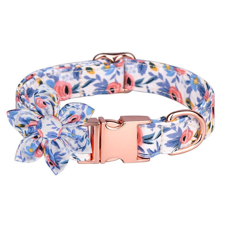 Ensemble Colliers en Cotton à motifs de Fleurs - 2 Choix de Couleurs