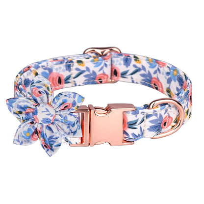 Ensemble Colliers en Cotton à motifs de Fleurs - 2 Choix de Couleurs