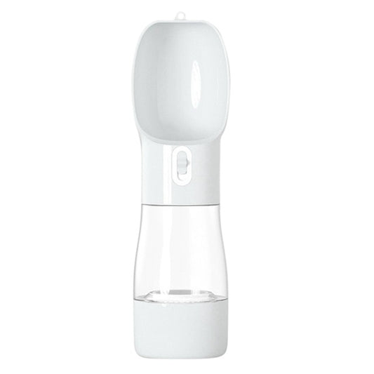 Bouteille d'eau portable pour Chiens et Chats - Blanc