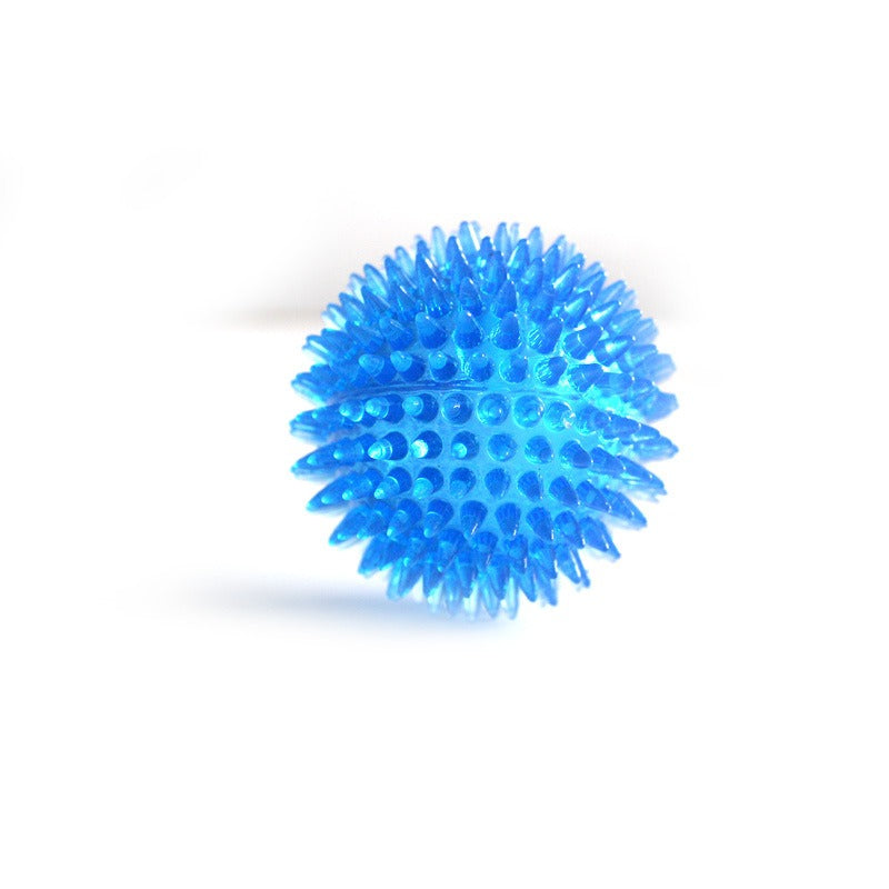 Squeaky Dog Ball with Snuff - Dental Cleaning and Gum Massage - 9cm