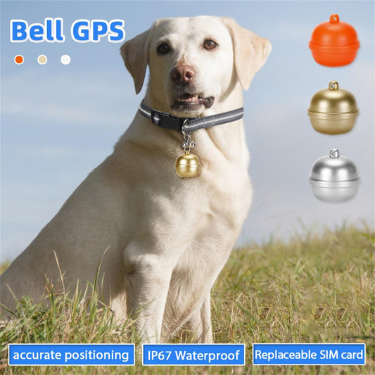 Smart Pet Positioning Bell GPS Locator Waterproof Electronic Collar Anti-lost Device Pet Supplies For Dog Cats Multiple Language