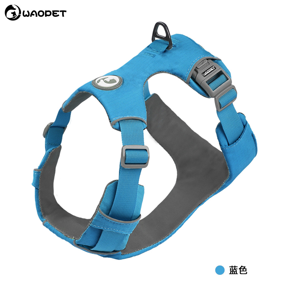 WAOPET - Harnais Anti-Traction avec bandes réfléchissantes - 4 Couleurs Disponibles