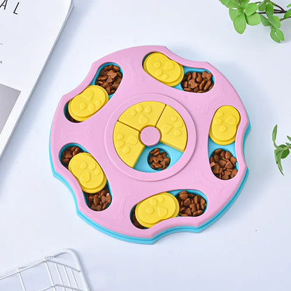 Dog Puzzle Toys Slow Feeder Interactive Increase Puppy IQ Food Dispenser Slowly Eating NonSlip Bowl Pet Cat Dogs Training Game