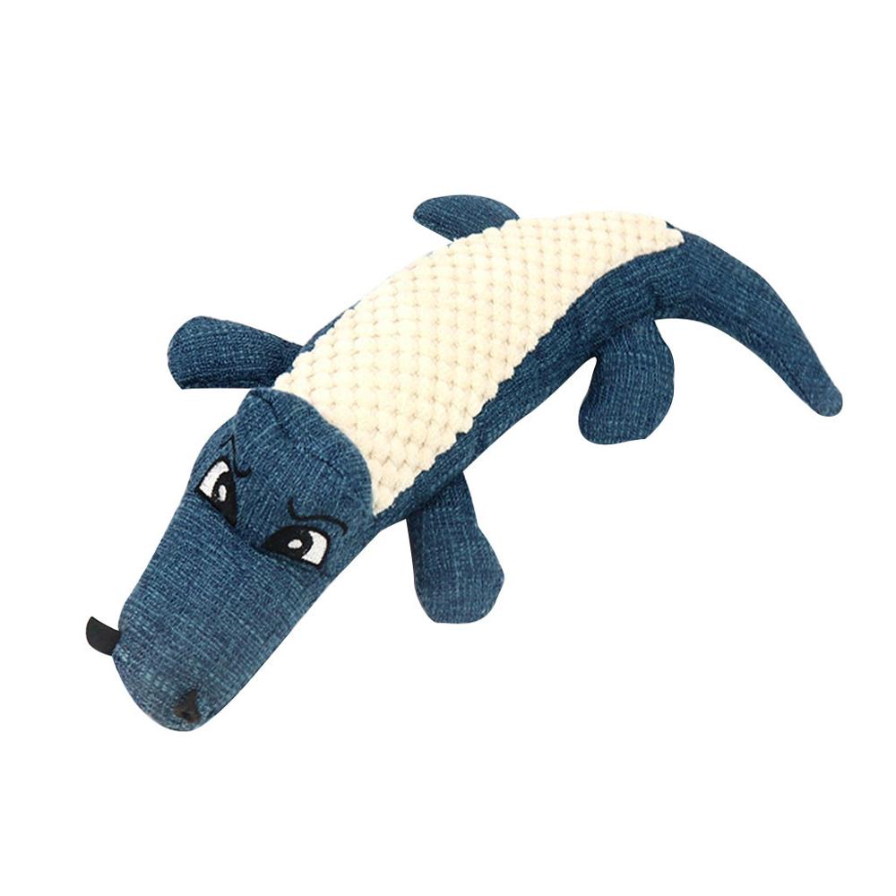 Fast delivery New Pet Dog Toy Linen Plush Animal Toy Dog Chew Squeaky Noise Cleaning Teeth Toy Chew Training Supplies