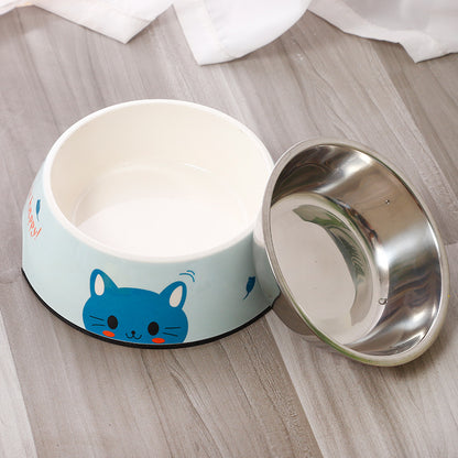 Superbes Gamelles en acier inoxydable et Céramique 2 en 1 de la collection Melanie pour chiens, chats et petits mammifères