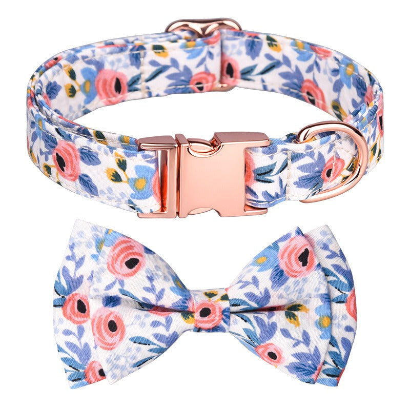 Ensemble Colliers en Cotton à motifs de Fleurs - 2 Choix de Couleurs