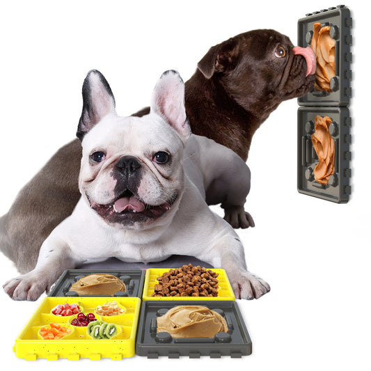 Gamelle anti-étouffement, Multi-surfaces et Multi-sections pour chien