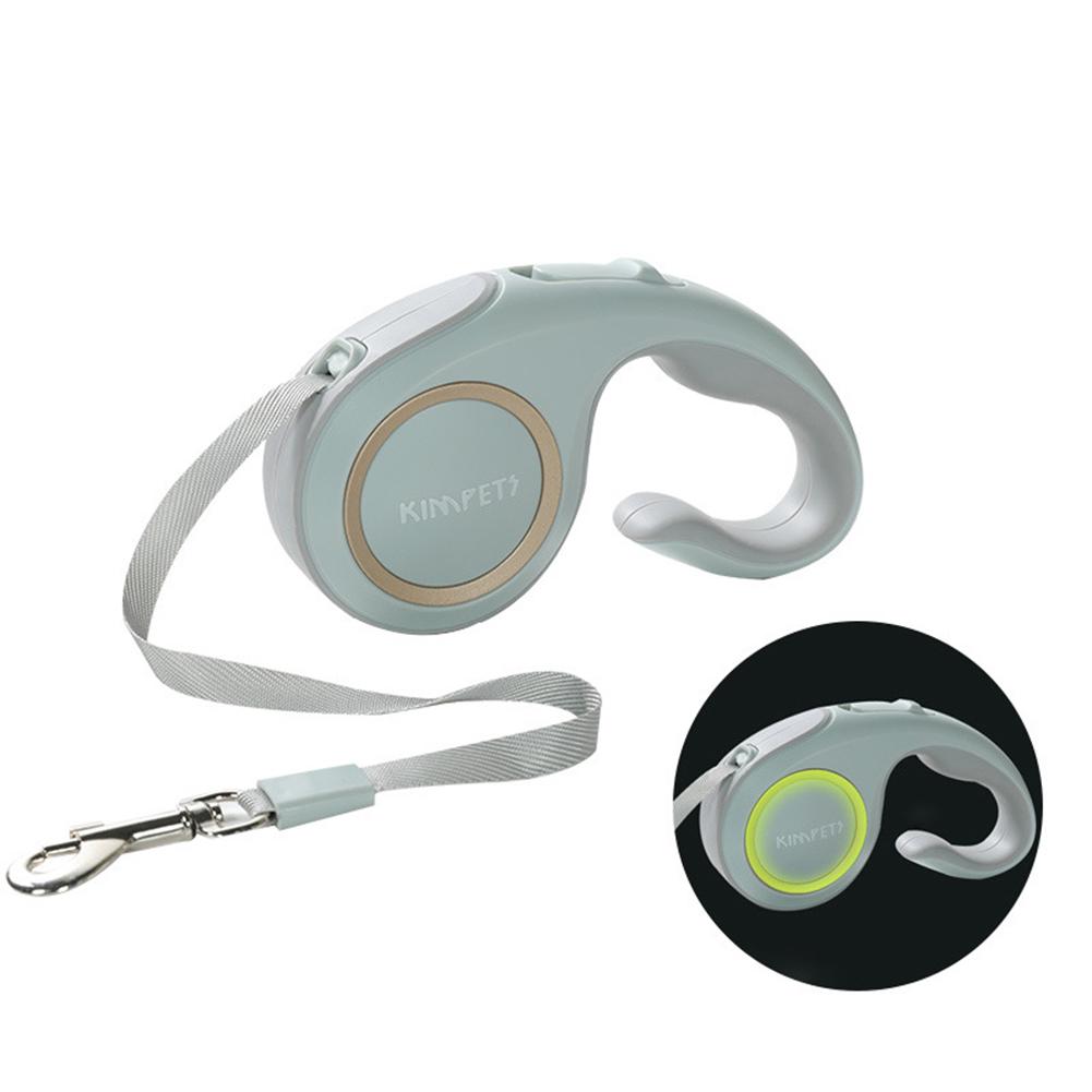Laisse Kimpets fluorescent rétractable, automatique et de qualité supérieur pour chien et chiot 3M