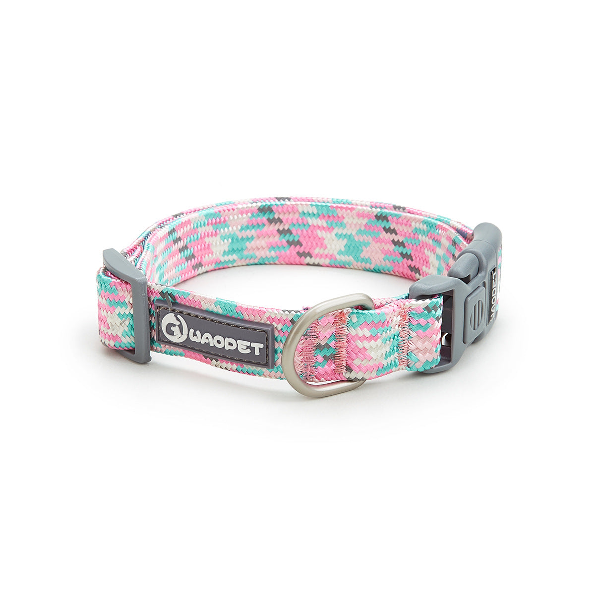 WAOPET - Collier réfléchissant en Nylon avec Motifs - 6 Couleurs Disponibles