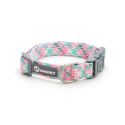 WAOPET - Collier réfléchissant en Nylon avec Motifs - 6 Couleurs Disponibles
