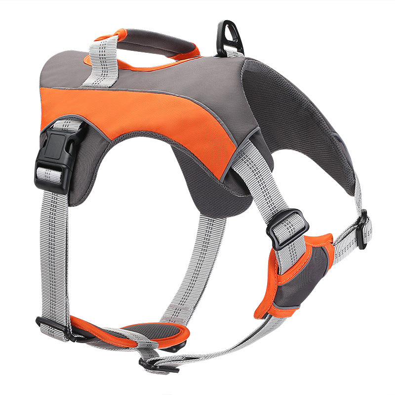 Pet Supplies Reflective Chest Strap Medium And Large Dogs Explosion-Proof Rush Dog Harness