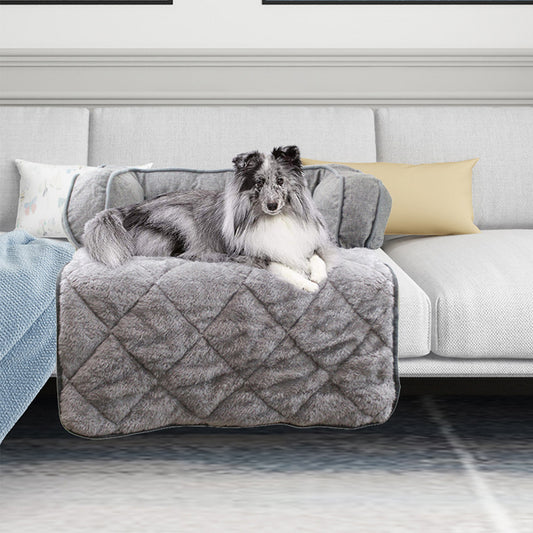 Autumn And Winter Pet Supplies Cat Litter Dog Pad High Quality Linen Proof Plush Quilted Liner Comfortable Pet Sofa Bed Car Mat